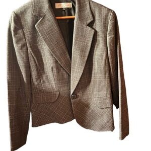 Tahari Arthur S Levine from Dillards Gray Checkered Blazer and Pants ( a suit)